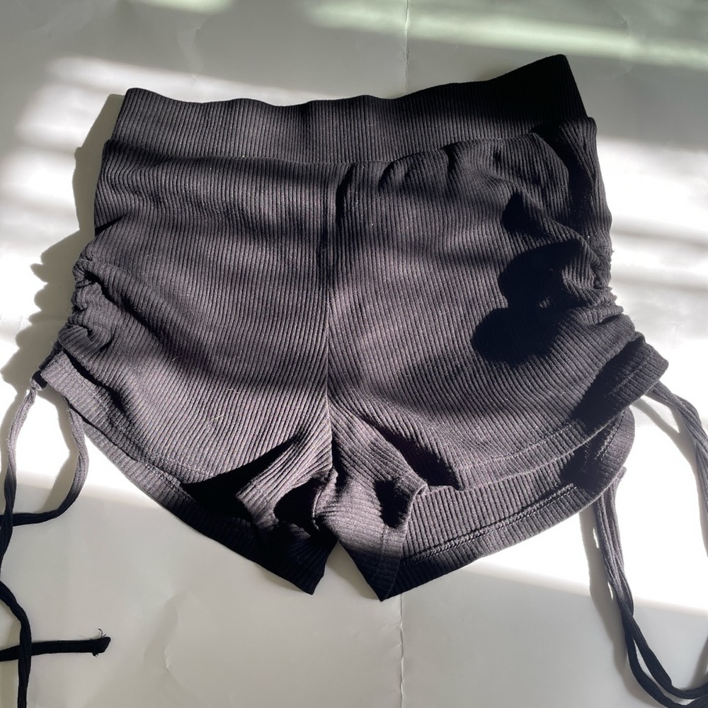 H&M stringed sided shorts